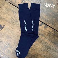 Lake George Silhouette Socks