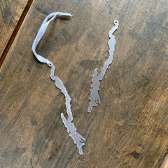 Lake George Stainless Steel Ornament