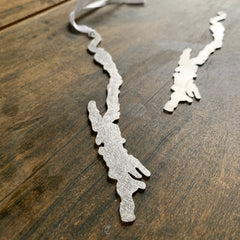 Lake George Stainless Steel Ornament