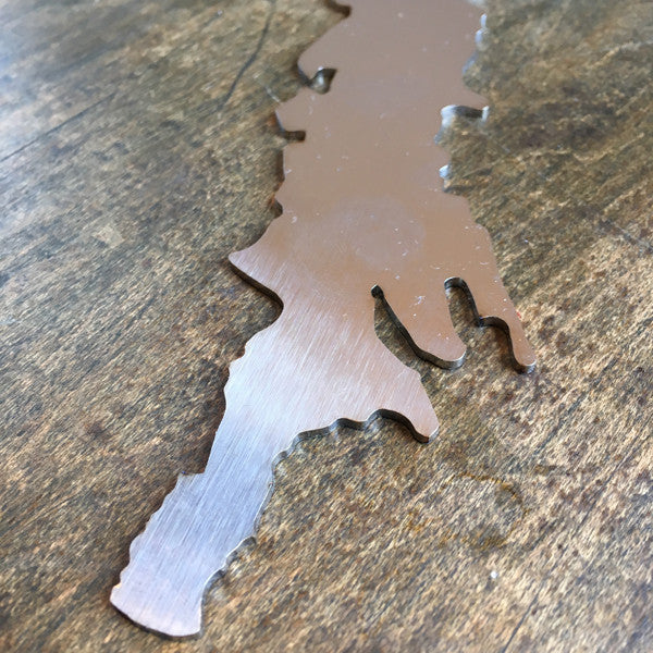 Lake George Stainless Steel Wall Decoration
