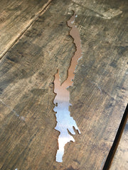 Lake George Stainless Steel Wall Decoration