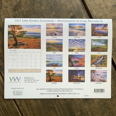 2027 Lake George Wall Calendar by Carl Heilman, II