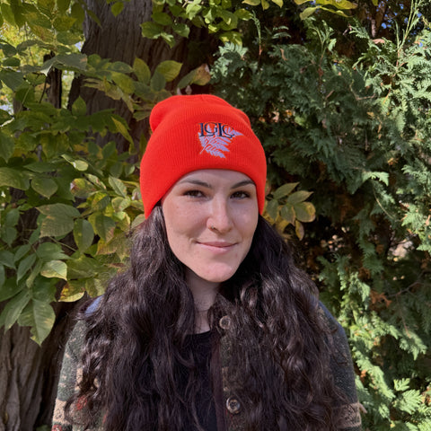 LGLC Logo Beanie, Blaze Orange