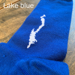 Lake George Silhouette Socks