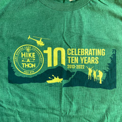 2022 Hike-A-Thon shirt front logo